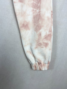 Natural Tie-dye sweetpants - Light Pink