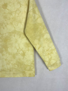 Natural Tie-dye sweetshirt - Light Yellow