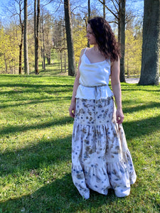 Magical hand dyed Pure Linen Skirts