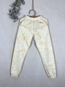 Natural Tie-dye sweetpants - Light Beige