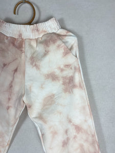 Natural Tie-dye sweetpants - Light Pink