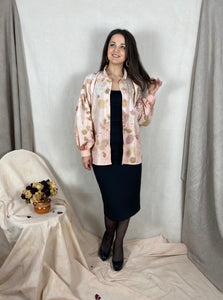 Naturally dyed blouse with madder roots and local plants