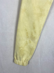 Natural Tie-dye sweetpants - Light Yellow