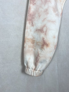 Natural Tie-dye sweetpants - Light Pink