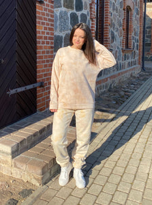 Natural Tie-dye sweetshirt - Light Beige