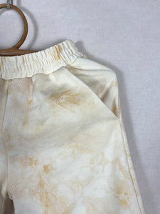 Natural Tie-dye sweetpants - Light Beige