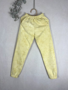 Natural Tie-dye sweetpants - Light Yellow