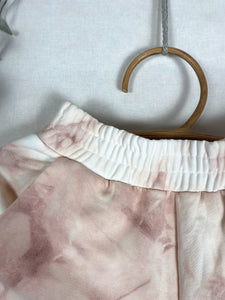 Natural Tie-dye sweetpants - Light Pink