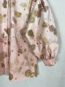 Naturally dyed blouse with madder roots and local plants