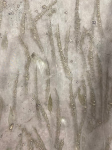 Naturally dyed Blouse with Spruce needles