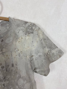 Hand dyed T-shirt - Grey Tie-Dye Natural